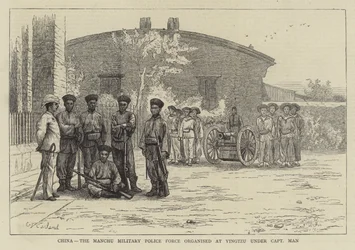 China, the Manchu Military Police Force organised at Yingtzu under Captain Man